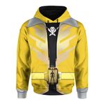 Power Rangers Super Megaforce Yellow Ranger Cosplay Custom Hoodie