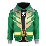 Power Rangers Super Megaforce Green Ranger Cosplay Custom Hoodie