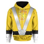 Power Rangers RPM Operator Series Yellow Custom Hoodie