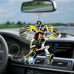 Alohazing 3D German Shepherd Dog Fly With Bubbles Car Hanging