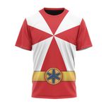Power Rangers Lightspeed Rescue Red Ranger Custom T-Shirt