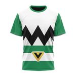 Green Power Rangers Lost Galaxy Custom T-Shirt