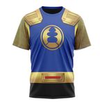 The Navy Thunder Rangers Ninja Storm Custom T-Shirt