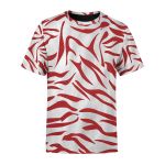 Seamless Red Pattern Custom T-Shirt