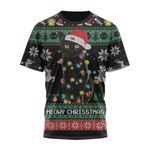 Meowy Cat Ugly Christmas T-Shirt
