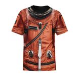 Nasa Orange Astronaut Flightsuit Custom T-Shirt