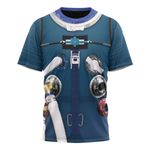 Nasa James Irwin Apollo A6L Space Suit Custom T-Shirt