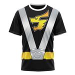 Power Rangers RPM Operator Series Black Custom T-Shirt