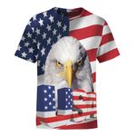USA Flag 3D Apparel