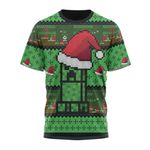 Minecraft Ugly Christmas Custom T-Shirt
