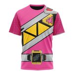 Pink Dino Charge Power Rangers Custom T-Shirt