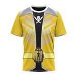 Power Rangers Super Megaforce Yellow Ranger Cosplay Custom T-Shirt