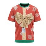 Ugly Christmas Red Gift Box T-Shirt