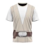 SW Episode VIII The Last Jedi Luke Skywalker Cosplay Custom T-Shirt