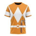 Teenage Mutant Ninja Rangers Michelangelo Orange Ranger Custom T-Shirt