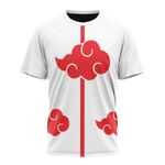Anime Naruto Shippuden White Akatsuki Cosplay Custom T-Shirt