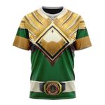 Movie Mighty Morphin Green Power Rangers Custom T-Shirt