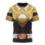 Mighty Morphin Black Power Rangers Custom T-Shirt