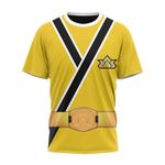 Power Rangers Samurai Yellow Ranger Custom T-Shirt