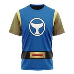 The Blue Wind Power Rangers Ninja Storm Custom T-Shirt