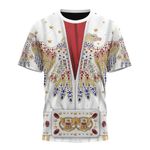 Singer Elvis Presley American Eagle Jumpsuit Custom T-Shirt