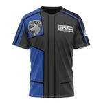 S.P.D Power Rangers Uniform Blue Ranger Custom T-Shirt