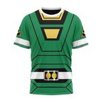 Power Rangers Turbo Green Ranger Custom T-Shirt