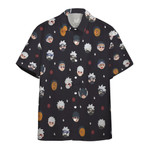 Anime Naruto Chibi Head Button Shirts