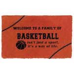 Alohazing Basketball Family Doormat