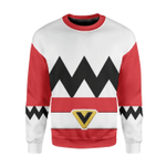 Red Power Rangers Lost Galaxy Custom Sweatshirt