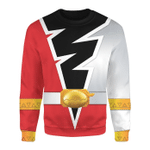 Power Rangers Dino Fury Red Ranger Custom Sweatshirt