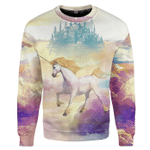 Unicorn 3D Sweatshirt Heaven Sky