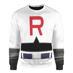 Anime Pokemon Team Rocket Custom Sweatshirt