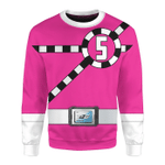Ressha Sentai Toqger ToQ 5gou Pink Custom Sweatshirt