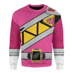 Pink Dino Charge Power Rangers Custom Sweatshirt