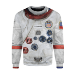 Apollo Young A7 LB Apollo 16 Pressure Suit Space Suit Custom Sweatshirt