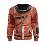 Nasa Orange Astronaut Flightsuit Custom Sweatshirt