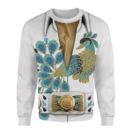 Singer Elvis Presley Peacock Jumpsuit Custom Sweatshirt