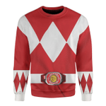 Movie Mighty Morphin Red Power Rangers Custom Sweatshirt