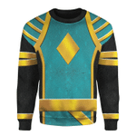 Omega Blue Power Rangers Custom Sweatshirt