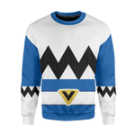 Blue Power Rangers Lost Galaxy Custom Sweatshirt