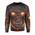 Lava Skull 3D Sweatshirt