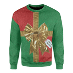 Ugly Christmas Green Gift Box Sweatshirt