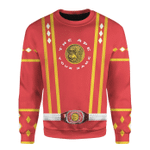MMPR Ninjetti Upgrade Version Red Ape Custom Sweatshirt
