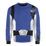 Power Rangers Beast Morphers Blue Custom Sweatshirt