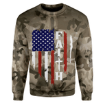 Faith Camo 3D Sweatshirt America