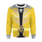 Power Rangers Super Megaforce Yellow Ranger Cosplay Custom Sweatshirt
