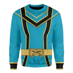 Blue Power Rangers Mystic Force Custom Sweatshirt