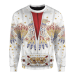 Singer Elvis Presley American Eagle Jumpsuit Custom Sweatshirt