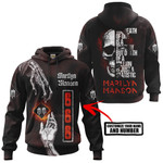 Alohazing 3D Marilyn Manson Tshirt Apparel